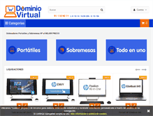 Tablet Screenshot of dominiovirtual.es